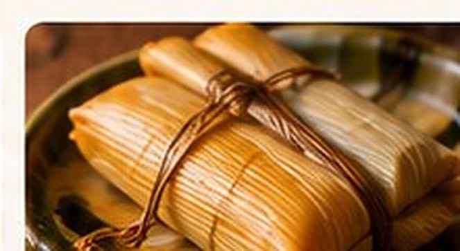 Tamales wrapped in leaves